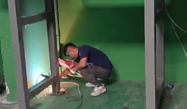离心机施工现场01